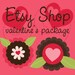 Etsy Banner Avatar Shop Package - Premade Design Store - Garden of Love Design - Valentine's Etsy Package