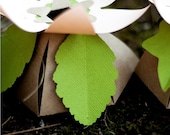 BIRCH LEAF add-on for our DIY favor boxes - 10-count