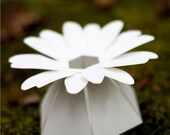 DIY - make your own paper flower wedding favor box - COMPLETE kit for 10 gerbera daisy boxes