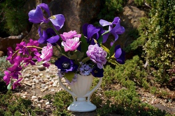 iris - paper flowers  for weddings, gift, or decor