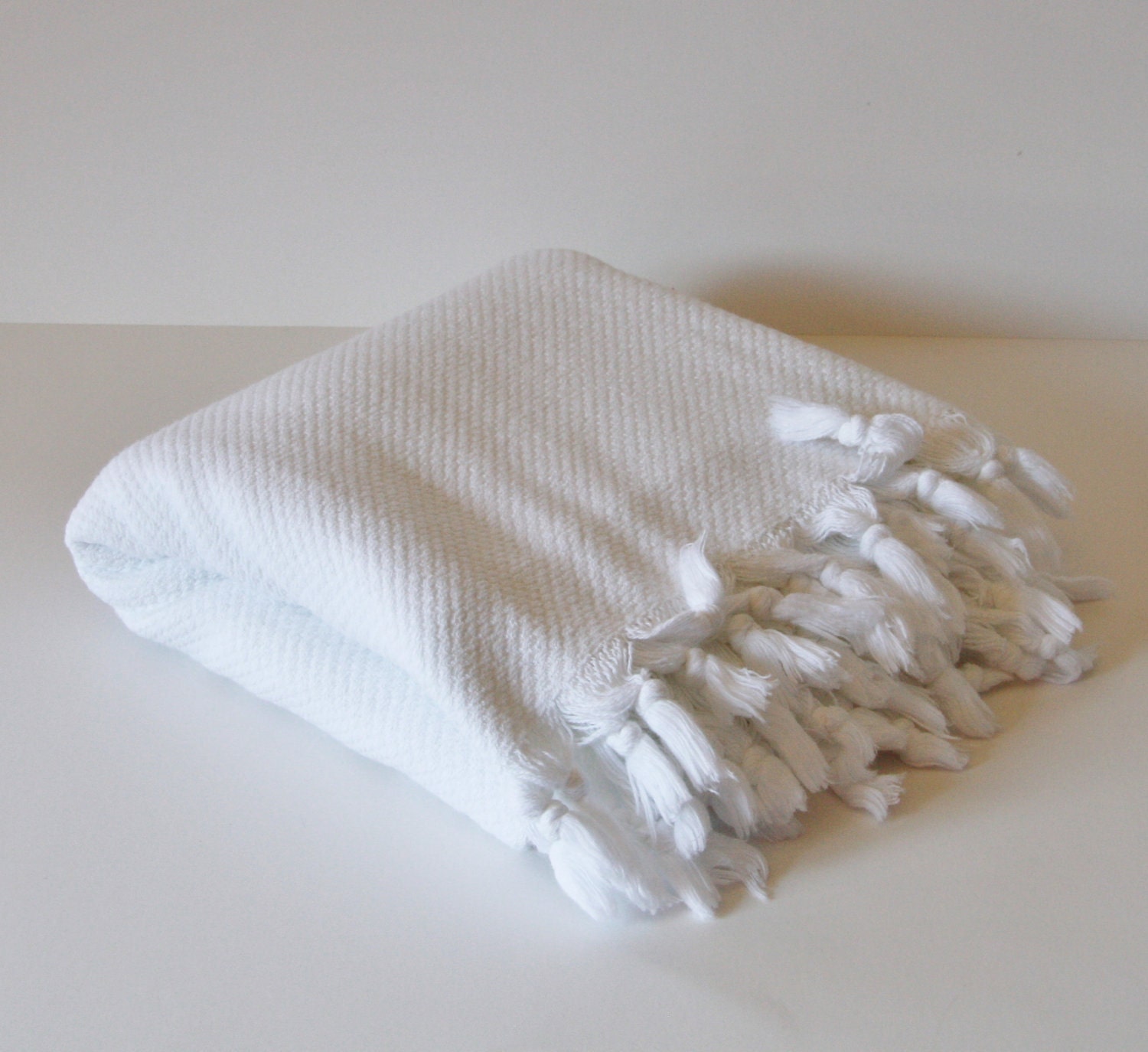Turkish Towel... NEW SPECIAL Peshtemal White