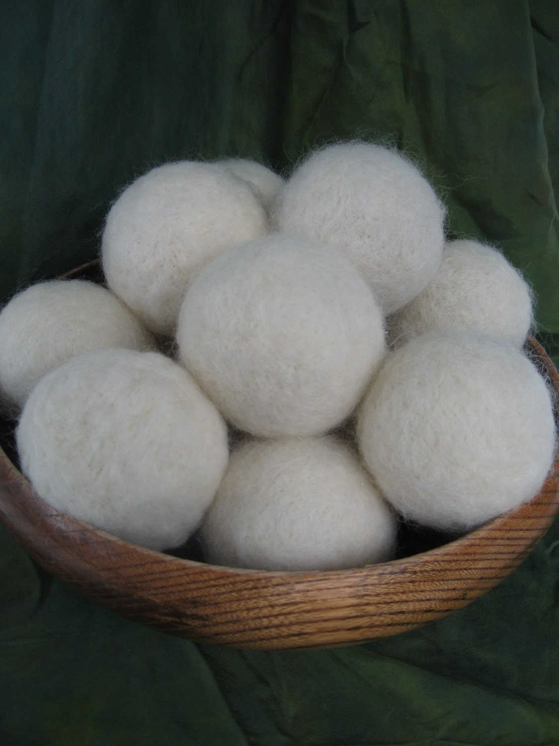 Dryer Balls set of three felted wool