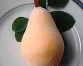 Vintage Pewter Pear Ice Cream Mold   Circa 1920s