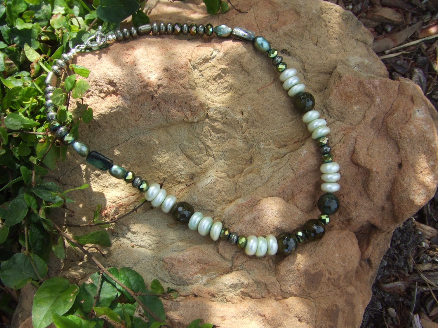 Dark Olive Fire Agate