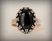 Ring - Black Onyx Sterling Silver