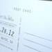 Mint Green Calligraphy Save the Date Postcard