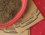 Organic Red Salad Bowl Lettuce Seeds