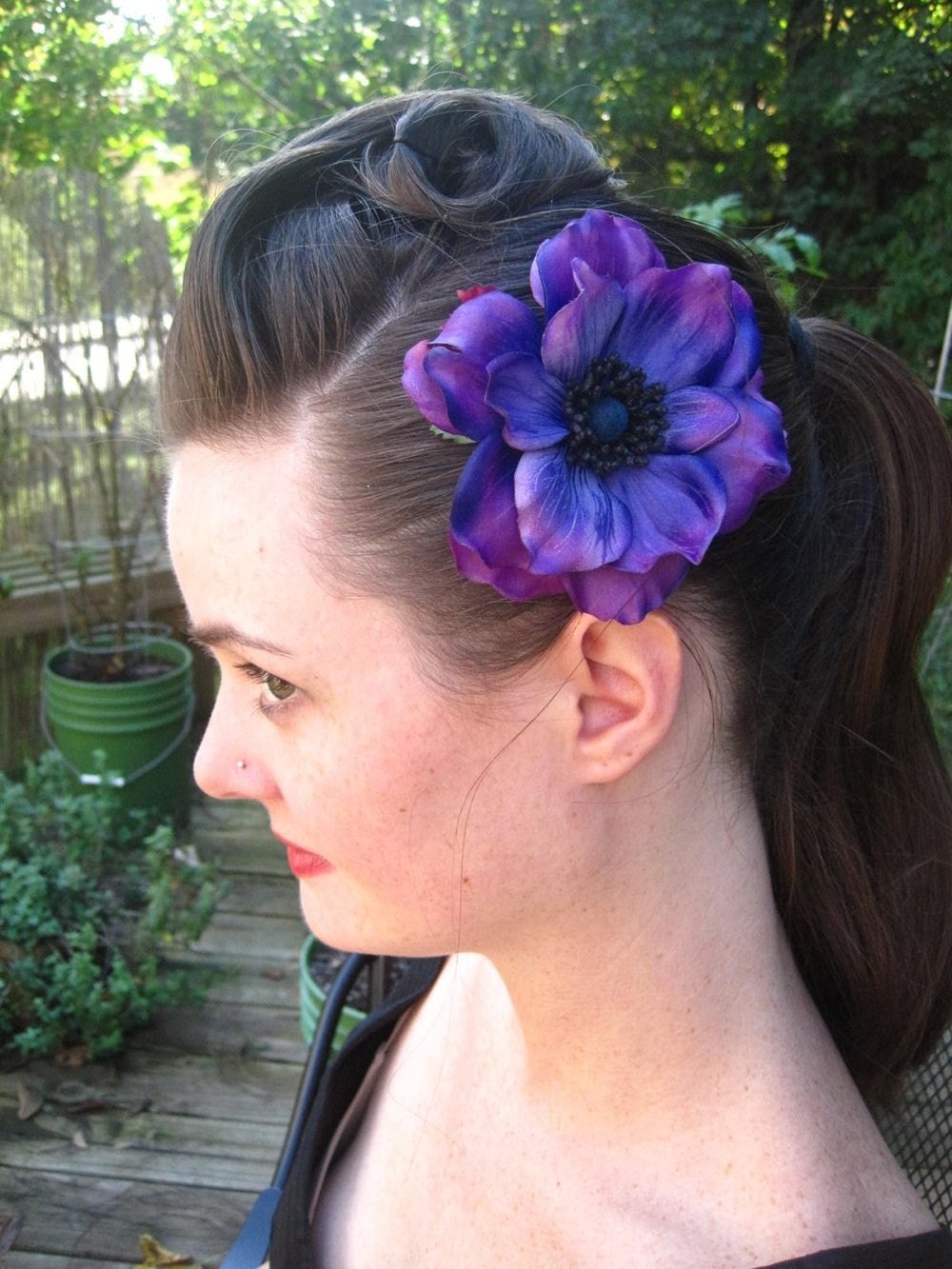The Kelly- A Floral Hair Clip