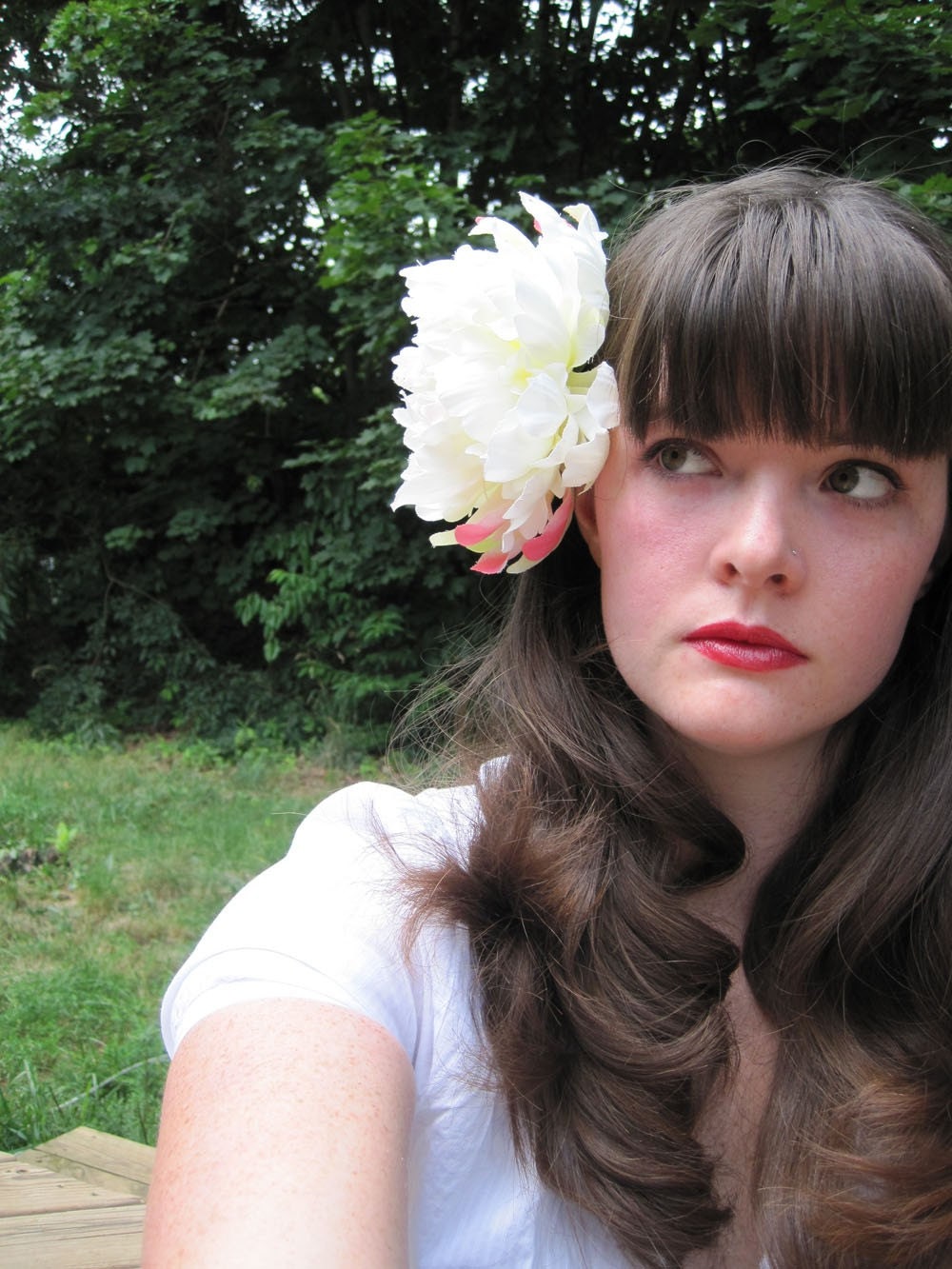 The Alice -Peony Hair Clip