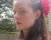 The Loralie- A HUGE flower hair clip