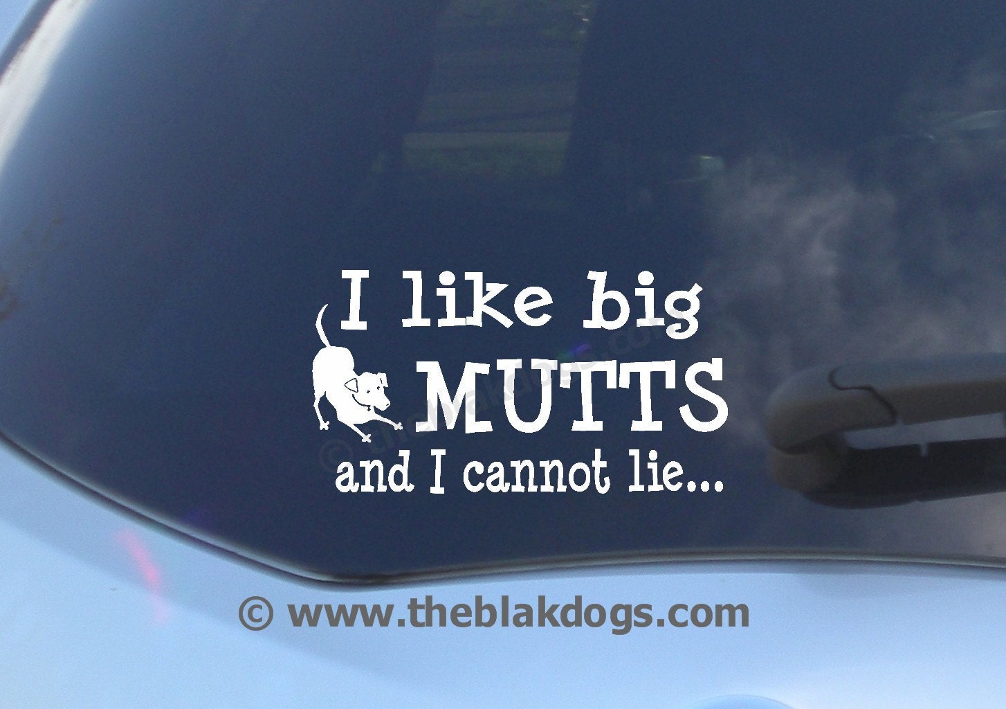 I like big MUTTS Vinyl Sticker Car Decal