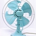 Refurbished Vintage GE Blue Oscillating Electric Fan