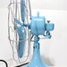 Refurbished Vintage Robbins & Myers Blue Oscillating Electric Fan