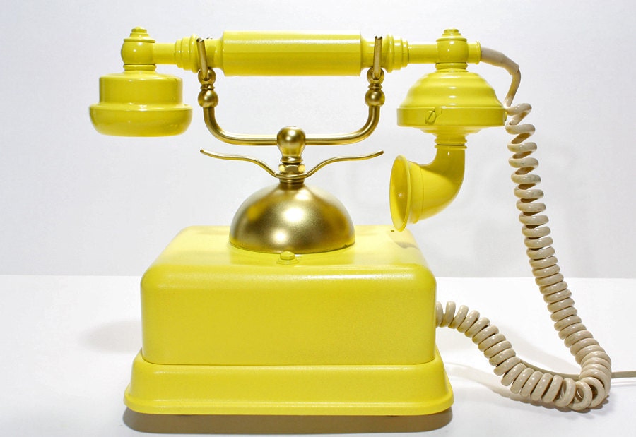 RESERVED FOR DAN -- Refurished Vintage Victorian Rotary Phone