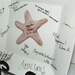 Starfish Guest Book Signature Plate Beach Wedding Keepsake Coastal Cottage Decor