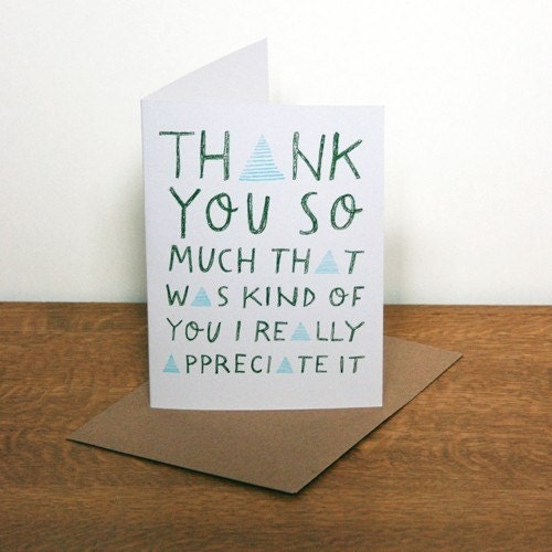 Thank You So Much card