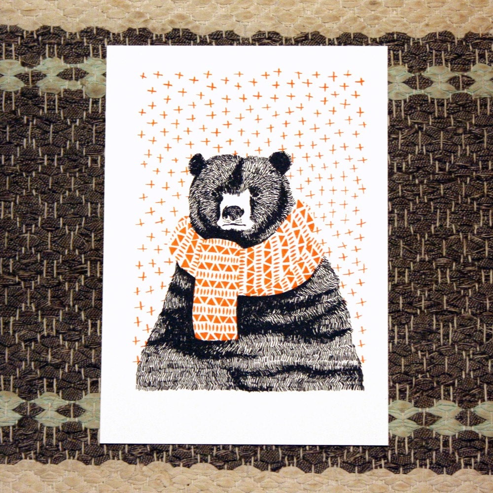 January Bear print