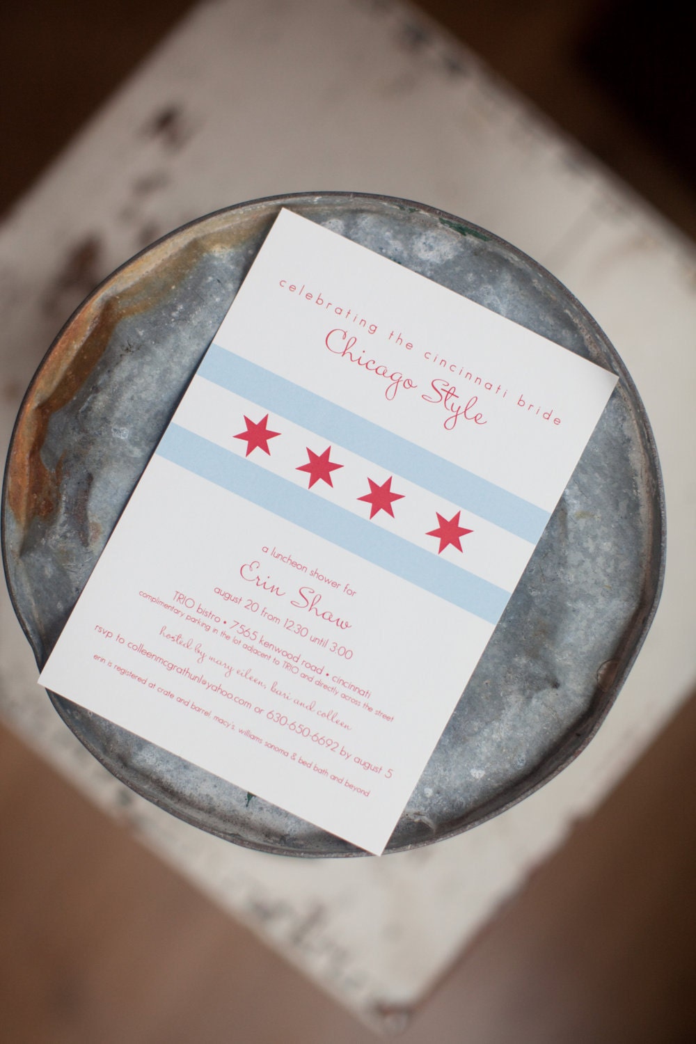 Chicago Bridal Shower Invitation