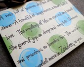 Baby Quote Nursery Custom Canvas Sign