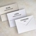 Wedding invitations, birch tree, fall leaves in gold, olive green, brown and ivory