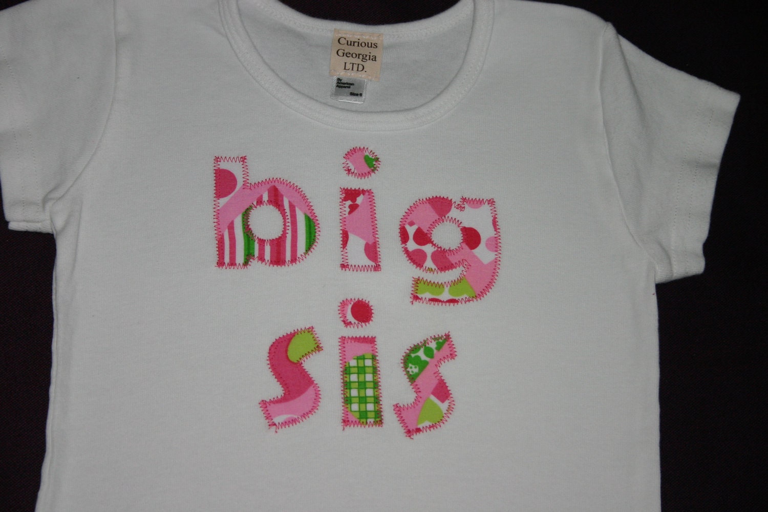 Create Your Own Big Sis or Lil Sis Tee or Onesie - sizes newborn - Girls 8