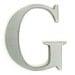 Wall letter G wood sign decor cottage style wedding sign - Light Gray