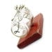 country vase wood sconce wall rustic primitive Corona Red floral