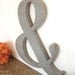 Ampersand wooden signs photo props custom sign shabby chic You Choose Color