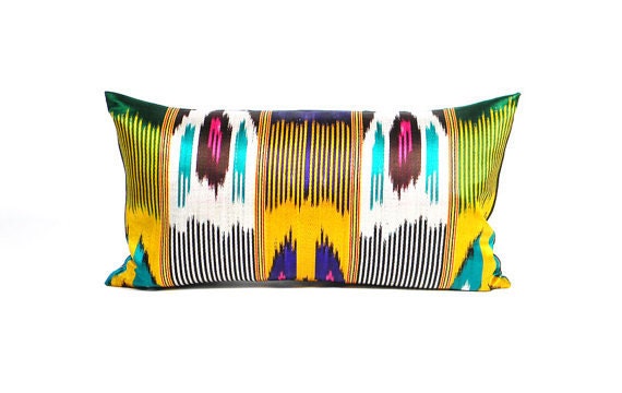 Reserved Listing for CLAUMATT Vintage Ikat Pillow - Three - 10 x 18
