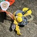 Yellow and Gray Guitar Pick Boutonniere