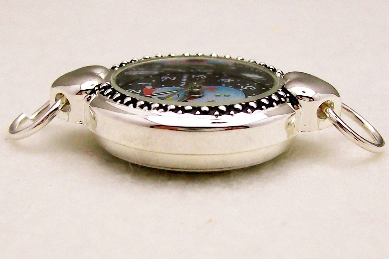 Narmi 7/8 Inch Festive Snowman Watch Face