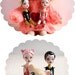 Fortuna - antique fortune teller automata - curiosity cabinet - vintage style miniature art doll with display by KarolinFelix