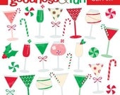Buy 2 Sets, Get 2 Sets FREE - Digital Clipart - Holiday Spirits