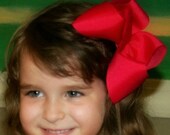 3 Extra Large Hair Bows - Pick Colors - 2.25" Ribbon - Birthday Party / Wedding / Pageant / Pictures / Photo Prop / Spring Easter BIG