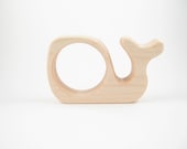Whale - Teething Toy - Natural Baby Teether