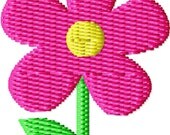 Simple Flower Mini Machine Embroidery Design