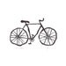 LINOCUT BIKE PRINT - Black linocut bicycle poster 8x10