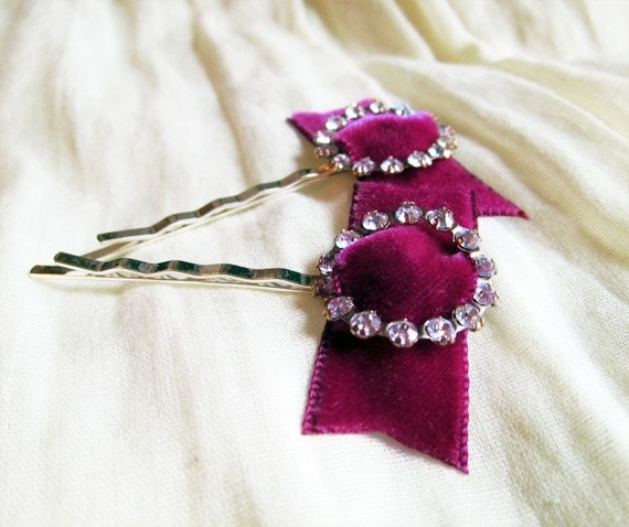 Emilie Bobby Pins in Thistle