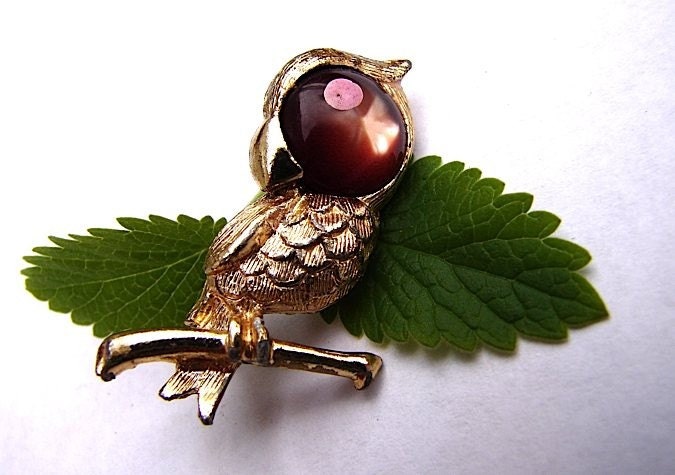 Cute Vintage Jelly Belly PARROT Brooch -on sale-