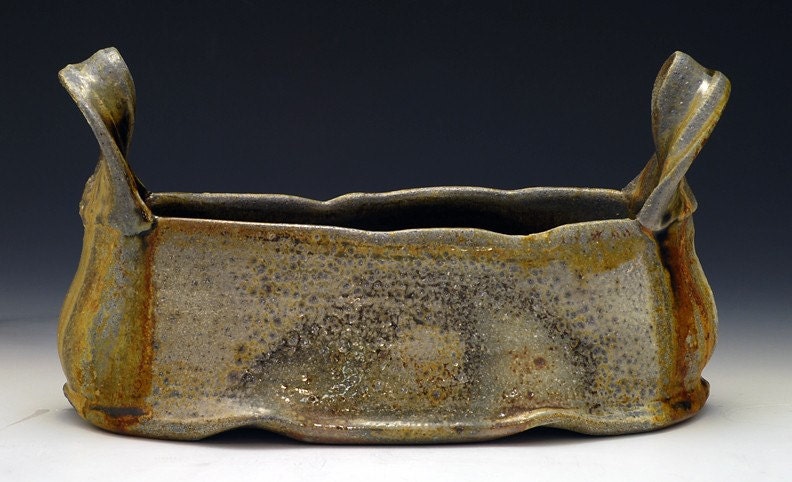 Wood-Fired Stoneware Oblong Baker