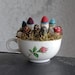 Tiny Fairy Houses and Village, Waldorf Fairy Garden in a Cup, Needle Felted