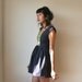 Treasure Map Mini Dress With Chain Collar Sz XS S M L
