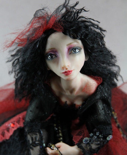 OOAK Art Doll Fortune Teller Clarice