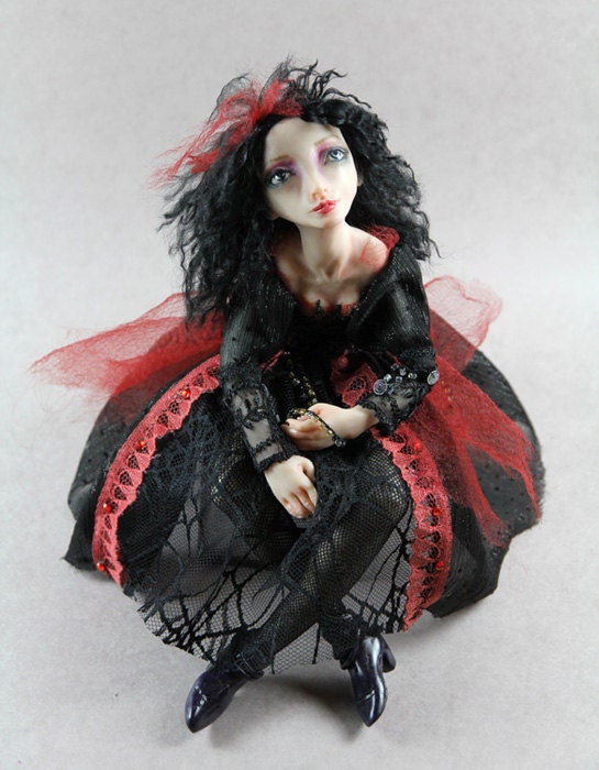 OOAK Art Doll Fortune Teller Clarice