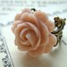 Adjustable ring - Strawberry Cream  . 10% OFF SALE. Enter coupon code 10PERCENTSALE at checkout.