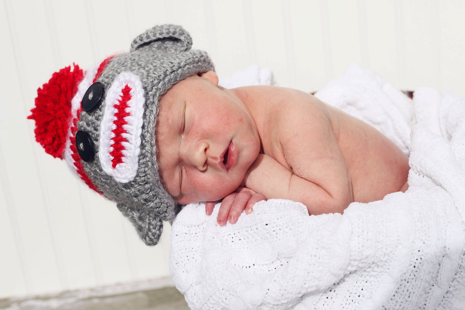 Sock Monkey Hat- pick your size