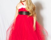 Mrs Claus Custom Tutu Dress 0-5T Great for Christmas Photos