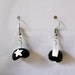 Roller Derby Earrings Team Colors Pivot or Jammer Helmet Panties