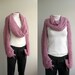 FREE Shipping Pink Bolero Scarf Shawl Neckwarmer Mothers day gift For Women For Girl Friend