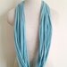 Jersey Tee Circle Scarf - Seafoam - Turquoise
